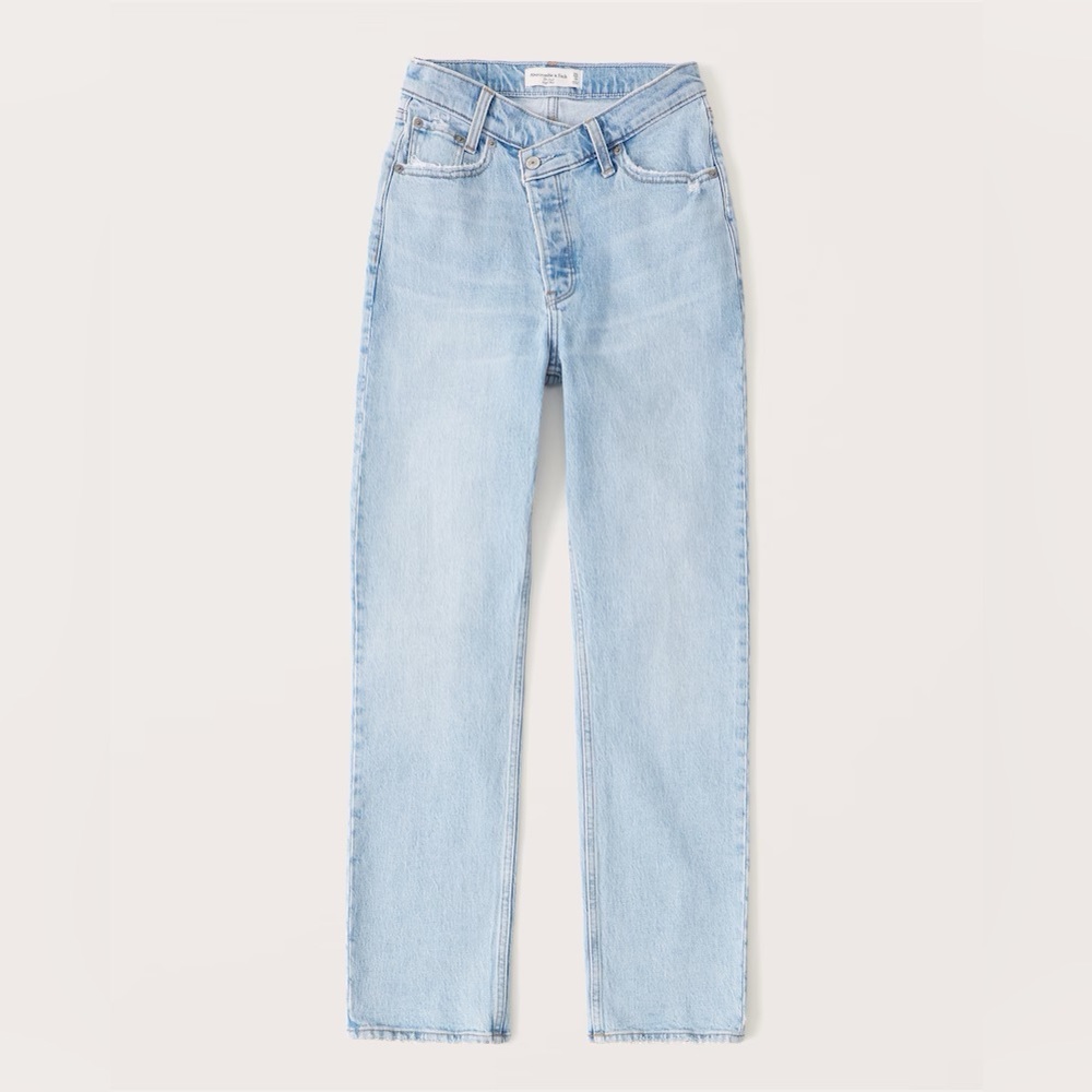 Abercrombie high rise dad jeans. Size 28 short